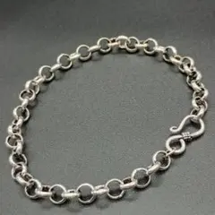 シルバー 925 s925 アンカー チェーン ネックレス 刻印 シンプル 40 