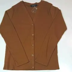 nano universe(ナノユニバース)テレコリブVネックカーディガン