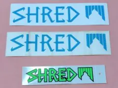 SHRED ロゴステッカー シュレッド