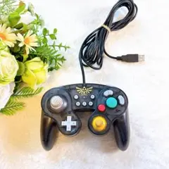 動作確認清掃済みゼルダの伝説テーマ ゲームキューブコントローラー USB接続