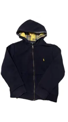 希少‼️ ラルフローレンジップパーカー ビッグポニー 短丈 ギャル y2k 90s