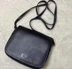 【早い者勝ち‼️】BURBERRYシボ革 レザー 裏地ノバチェックショルダーバッグ