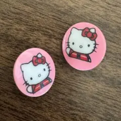 ハローキティ　ボタン2個セット　平成商品