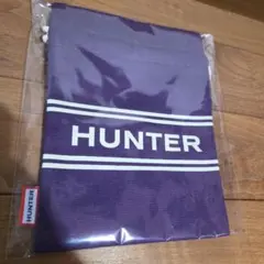 ハンターノベルティ 巾着 紫 新品