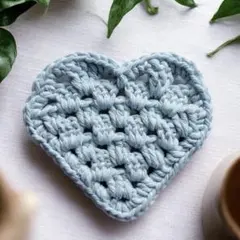 【在庫限り】コースター 3枚セット くすみブルー 韓国風 ナチュラル 北欧