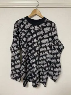 ERL 総柄 ロングTシャツのサムネイル