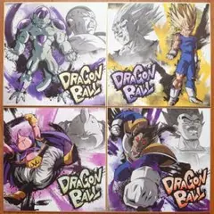 ドラゴンボール 一番くじ BATTLE OF WORLD G賞 色紙 新品 4点
