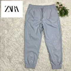 ZARAザラ　フェイクレザーパンツ　Lサイズ