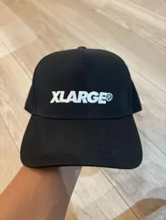 XLARGE ベースボールキャップ ブラック 刺繍ロゴのサムネイル
