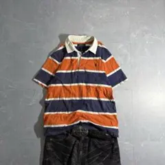 00s POLO RALPH LAUREN striped ポロシャツ y2k