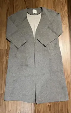 UNITED TOKYO ノーカラーコート ロングコート