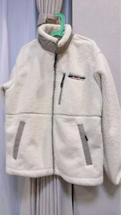 FIRST DOWN フリースジャケット アイボリー