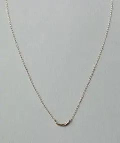 【ete】k10 レイヤー　クレセントムーン　ネックレス