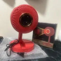 収納式コンパクトヒーター レッド 未使用品のサムネイル