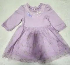 any FAM リボン付きワンピース 80