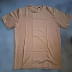 COMME CA ベージュ ストライプ Tシャツ 46