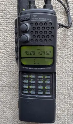 ケンウッド　アマチュア無線機　ハンディー無線機　TH-78 KENWOOD - KENWOOD TH-78 アマチュア無線機の通販 by ひさ's shop