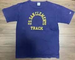 USA製　Champion Tシャツ Mサイズ　ナス紺　T1011