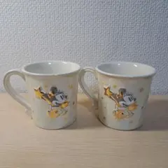 ミッキー ミニー 陶器マグカップ 2個セット