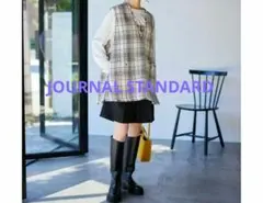 美品 25AW ジャーナルスタンダード ダブルフェイスフェザークルー