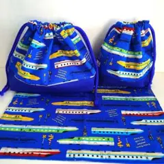 新幹線　お弁当3点セット　ハンドメイド