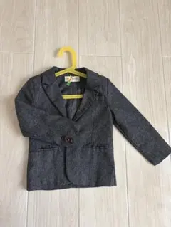 子供用フォーマルスーツ4点セット 110cm グレー系