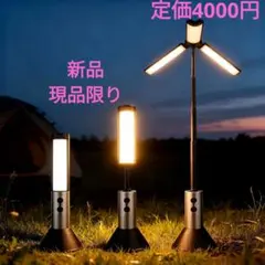 多機能キャンプライト Type-C充電 270度調整可能