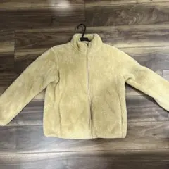 ベージュ フリースジャケット 160