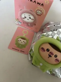 MINISO くりまんじゅう　マスコット　ちいかわフェイスチェンジ