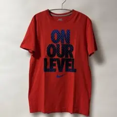 NIKE ON OUR LEVEL Tシャツ Lサイズ 赤