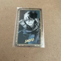 僕のヒーローアカデミア ヒロアカ 原画展 箔押しクリアカードコレクション 轟焦凍