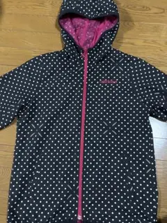 adidas 水玉模様 フード付きレインコート