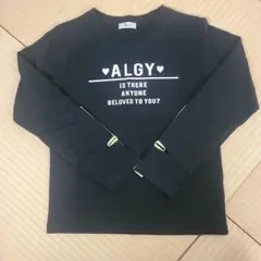 ALGY ブラック 長袖カットソー