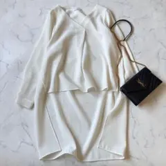 CLANE　バックロングブラウス　スキッパー　アシンメトリー◆7327のサムネイル