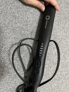 agetuya ブラック ブラシヘアアイロン