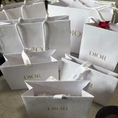 Dior ホワイトショップ袋 複数枚
