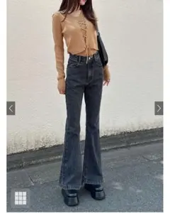 grlフレアデニムパンツ