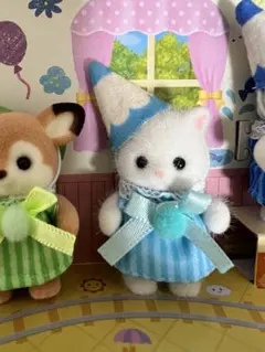 【匿名配送】シルバニア　にぎやか赤ちゃん　いろえんぴつ　ペルシャネコの赤ちゃん