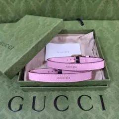 GUCCI　バンブーハンドル　レザーベルト 1回使用 美品　グッチダイアナのサムネイル