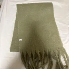 AUNT MARIE'S オリーブグリーン マフラー