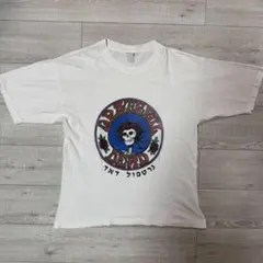 80s GRATEFUL DEAD Tシャツ L スカル ローズ Hebrew