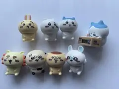 ちいかわ　ミニフィギュア7点&ダンボールウォッチ　ハチワレセット