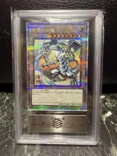 ARS10+ 鑑定書付き】遊戯王 青眼の白龍 浮世絵風 25周年記念 - メルカリ