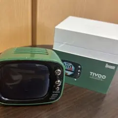 TIVOO Bluetoothスピーカー　レトロ　緑　ピクセル　箱付き