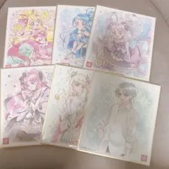 プリキュア 色紙ART7 キミとアイドルプリキュア 6枚セット