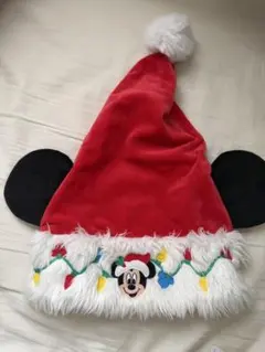 ミッキーマウス クリスマス帽子 フリーサイズ