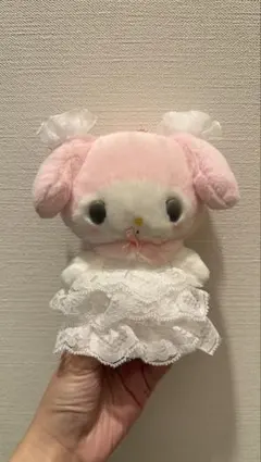 サンリオ レディ マイメロディ マイメロ　マスコット　キーホルダー ホワイト