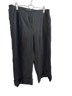 レア✨【18号】黒 カジュアルパンツ ストレート