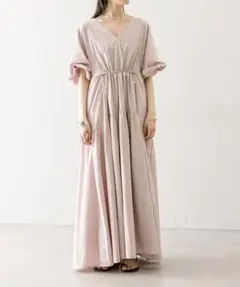 【サイズ0】ドロストギャザーワンピース