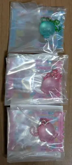キキララ3点セット☆　サンリオ　グミチュアチャーム＆ミニポーチ　キキ　ララ